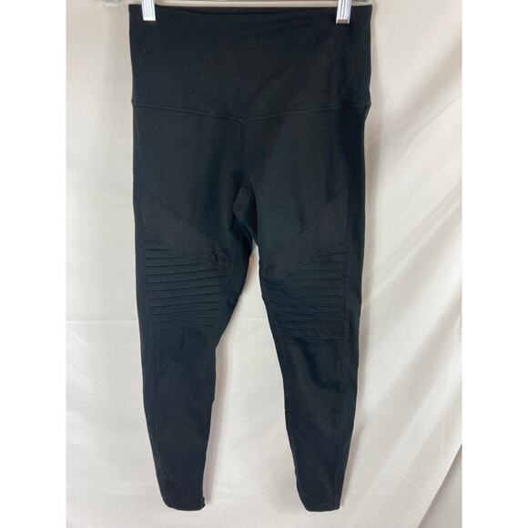 Zella Autumn High Waist Moto Ankle Leggings Black Size Small - Picture 5 of 9